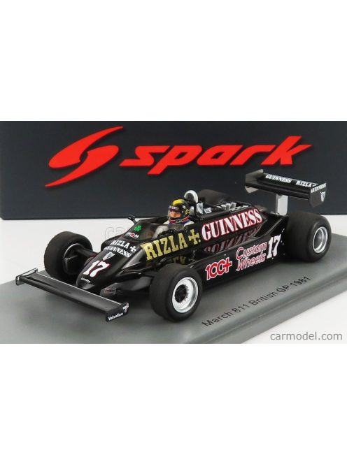 Spark-Model - March F1 811 N 17 English Gp 1981 D.Daly Black