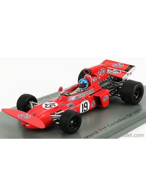 Spark-Model - March F1 711 N 19 Canadian Gp 1971 M.Beuttler Red