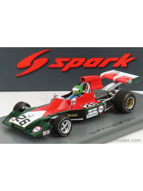 Spark-Model - Iso Rivolta F1 Ir N 26 French Gp 1973 H.Pescarolo Green Red