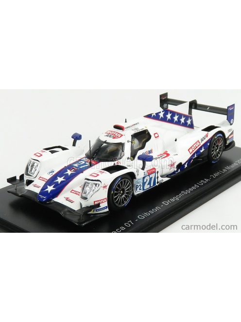 Spark-Model - Oreca 07 Gibson Team Draginspeed Usa N 27 16Th 24H Le Mans 2020 B.Hanley - H.Hedman - R.Van Der Zande White Blue