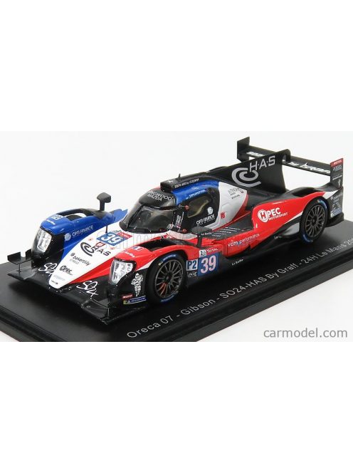 Spark-Model - Oreca 07 Gibson Team So24-Has By Graff N 39 24H Le Mans 2020 J.Allen - V.Capillaire - C.Milesi Blue Red White