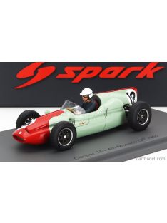   Spark-Model - Cooper F1 T51 N 18 4Th Monaco Gp 1960 T.Brooks Green Red