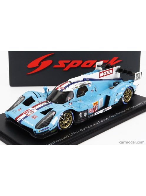 Spark-Model - Scg 007 Lmh 3.5L V8 Turbo Team Glickenhaus Racing N 708 6H Monza Wec 2022 O.Pla - R.Dumas - L.F.Derani Blue