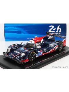   Spark-Model - Oreca Gibson 07 Gk428 4.2L V8 Team United Autosports Usa N 23 24H Le Mans 2021 P.Di Resta - A.Lynn - W.Boyd Blue Red