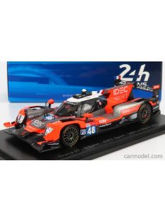   Spark-Model - Oreca Gibson 07 Gk428 4.2L V8 Team Idec Sport N 48 24H Le Mans 2021 P.Loup Chatin - P.Lafargue - P.Pilet Black Grey Red