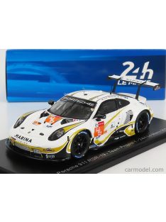   Spark-Model - Porsche 911 991-2 4.2L Rsr-19 Team Project-1 N 46 24H Le Mans 2021 A.Buchardt - R.Foley - D.Olsen White