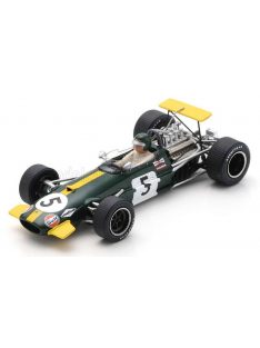   Spark - BRABHAM F1  BT26 N 5 3rd GERMAN GP 1968 JOCHEN RINDT GREEN YELLOW