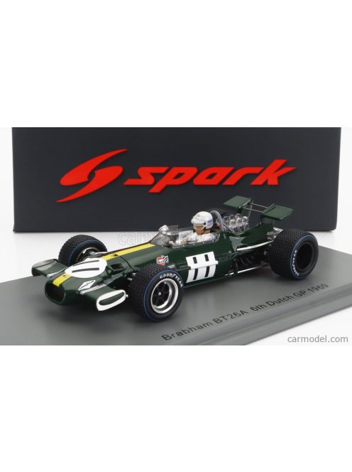 Spark-Model - Brabham F1  Bt26A N 11 Holland Gp 1969 J.Brabham Green Yellow