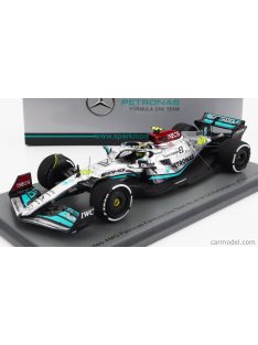   Spark-Model - Mercedes Gp F1 W13E Team Mercedes-Amg Petronas F1 N 44 2Nd France Gp 2022 Lewis Hamilton Silver Green