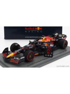   Spark-Model - Red Bull F1 Rb18 Team Oracle Red Bull Racing N 1 Winner Holland Gp World Champion 2022 - 30Th Victory Max Verstappen Matt Blue Yellow Red