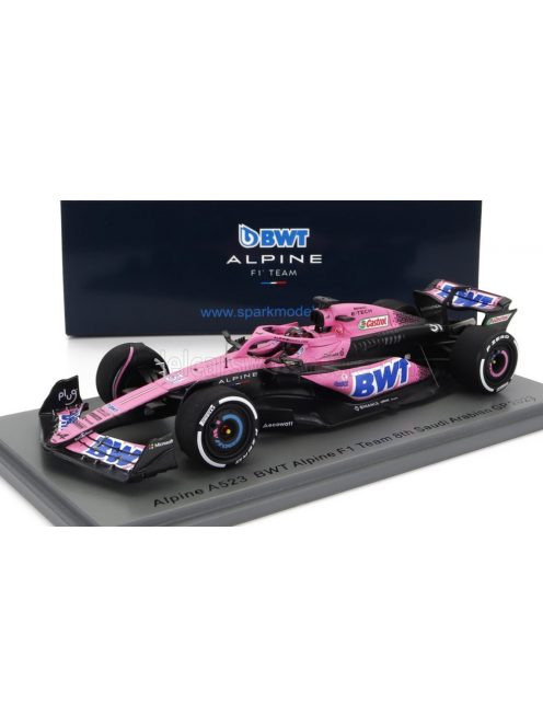 Spark - RENAULT F1  A523 TEAM BWT ALPINE N 31 SEASON 2023 ESTEBAN OCON PINK BLUE