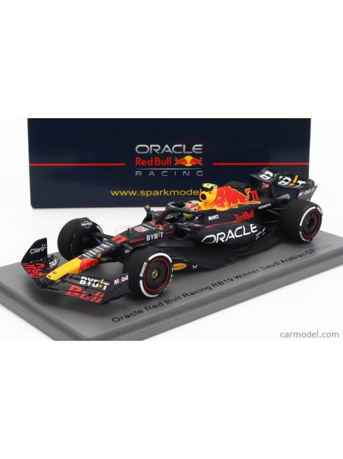 Spark-Model - Red Bull F1  Rb19 Team Oracle Red Bull Racing N 11 2Nd Bahrain Gp 2023 Sergio Perez Matt Blue