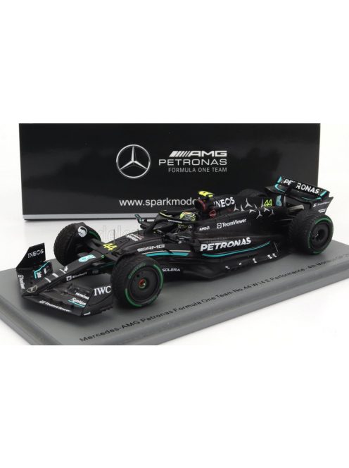 Spark - MERCEDES GP F1 W14 TEAM MERCEDES-AMG PETRONAS FORMULA ONE N 44 4th MONACO GP 2023 LEWIS HAMILTON MATT BLACK