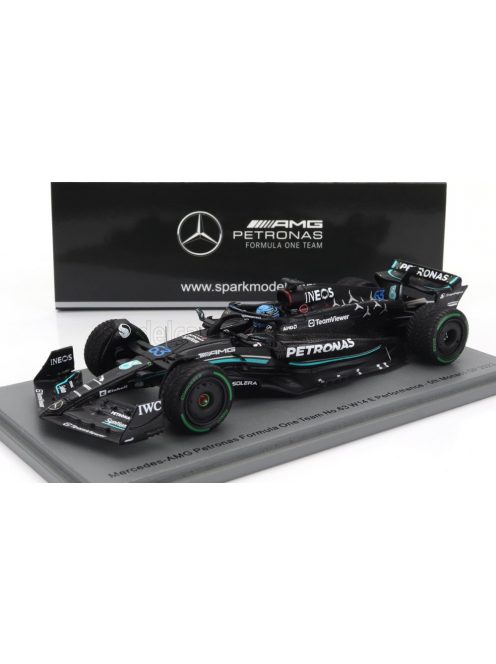 Spark - MERCEDES GP F1 W14 TEAM MERCEDES-AMG PETRONAS FORMULA ONE N 63 5th MONACO GP 2023 GEORGE RUSSEL MATT BLACK