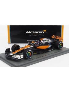   Spark - McLAREN F1  MCL60 TEAM McLAREN N 81 4th BRITISH GP 2023 OSCAR PIASTRI ORANGE BLACK CHROME