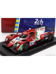   Spark-Model - Oreca Gibson 07 Gk428 4.2L V8 Team Prema Orlen N 9 2Nd Lmp2 Class 24H Le Mans 2022 R.Kubica - L.Deletraz - L.Colombo Red White Green