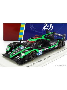   Spark-Model - Oreca Gibson 07 Gk428 4.2L V8 Team Duqueine N 30 24H Le Mans 2022 R.Bradley - G.Rojas - R.De Gerus Green Black