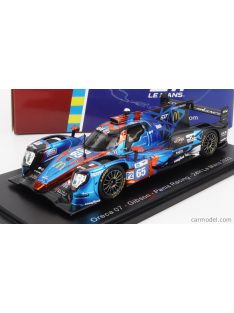   Spark-Model - Oreca Gibson 07 Gk428 4.2L V8 Team Panis Racing N 65 24H Le Mans 2022 J.Canal - N.Jamin - J.Van Uitert Blue Met Red