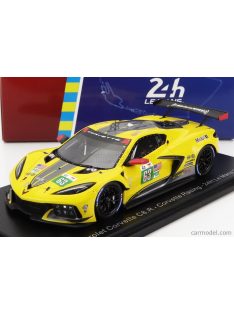   Spark-Model - Chevrolet Corvette C8.R 5.5L V8 Team Corvette Racing N 63 24H Le Mans 2022 A.Garcia - J.Taylor - N.Catsburg Yellow