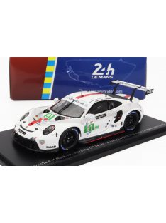   Spark - PORSCHE 911 991-2 RSR-19 4.2L TEAM PORSCHE GT N 91 WINNER LMGTE PRO CLASS 24h LE MANS 2022 G.BRUNI - R.LIETZ - F.MAKOWIECKI WHITE GREY RED