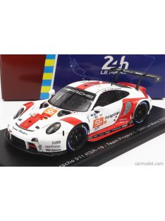   Spark-Model - Porsche 911 991 Rsr-19 4.2L Team Project-1 N 56 24H Le Mans 2022 B.Iribe - O.Millroy - B.Barnicoat White Red