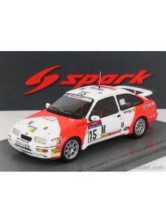   Spark-Model - Ford England Sierra Rs Cosworth N 15 Rally Tour De Corse 1987 C.Sainz - A.Boto White Red