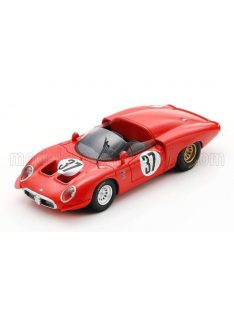 Spark - ALFA ROMEO 33 SPIDER N 37 TEST 24h LE MANS 1967 RED