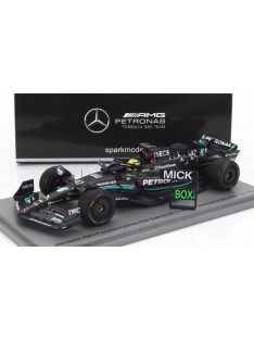   Spark - MERCEDES GP F1 W14 TEAM MERCEDES-AMG PETRONAS FORMULA ONE N 47 TIRES TEST SPAIN GP 2023 MICK SCHUMACHER MATT BLACK