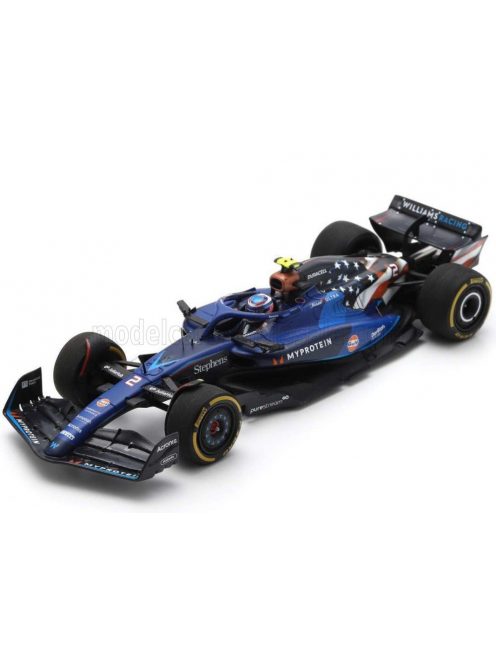 Spark - WILLIAMS F1  FW45 TEAM WILLIAMS RACING GULF N 2 AUSTIN USA GP 2023 LOGAN SARGEANT BLUE