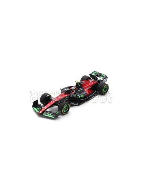 Spark - ALFA ROMEO F1  C43 TEAM ORLEN N 24 BELGIUM GP 2023 GUANYU ZHOU BLACK RED GREEN