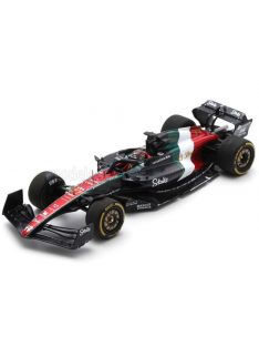   Spark - ALFA ROMEO F1  C43 TEAM STAKE N 77 MONZA ITALY GP 2023 VALTTERI BOTTAS BLACK RED WHITE GREEN