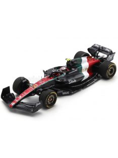   Spark - ALFA ROMEO F1  C43 TEAM STAKE N 24 MONZA ITALY GP 2023 GUANYU ZHOU BLACK RED WHITE GREEN