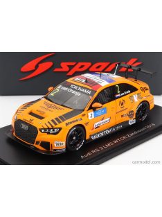   Spark-Model - Audi A3 Rs3 Lms N 2 Wtcr Zandvoort 2018 Prince Bernhard Van Oranje Orange