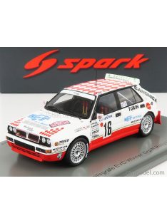   Spark-Model - Lancia Delta Hf Integrale Evo Canonica N 16 Winner Group N Rally Montecarlo 1993 C.Spiliotis - H.Thibaud White Red