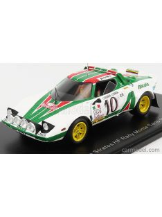   Spark-Model - Lancia Stratos Hf Alitalia N 10 Winner Rally Montecarlo 1976 S.Munari - S.Maiga White Green Red