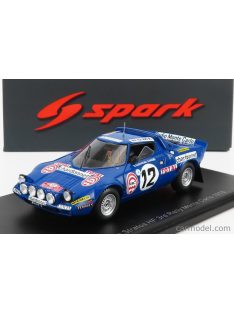   Spark-Model - Lancia Stratos Hf N 12 3Rd Rally Montecarlo 1976 B.Darniche - A.Mahe Blue