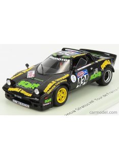   Spark-Model - Lancia Stratos Hf N 434 Rally Tour De France 1976 B.Saby - F.Conconi Black Yellow