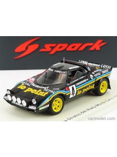   Spark-Model - Lancia Stratos N 4 6Th Rally Montecarlo 1981 B.Darniche - A.Mahe Black Yellow