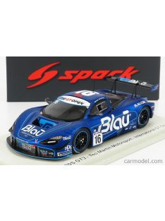   Spark-Model - Mclaren 720S Gt3 Team Teo Martin Motorsport N 16 International Gt Open 2019 M.Hahn - A.Khodair Blue Black