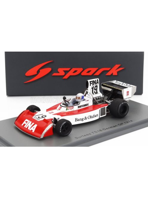 Spark - SURTEES F1  TS16 N 19 GERMAN GP 1974 J.MASS RED WHITE