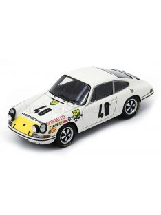   Spark - PORSCHE 911T 1991cc COUPE TEAM AUGUSTE VEUILLET N 40 24h LE MANS 1969 CLAUDE BALLOT LENA - GUY CHASSEUIL WHITE YELLOW