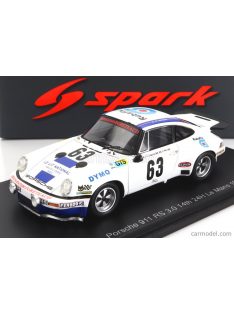   Spark-Model - Porsche 911 Rsr 3.0 F6 Team J.C.Lagniez N 63 24H Le Mans 1974 J.C.Lagniez - G.Meo White