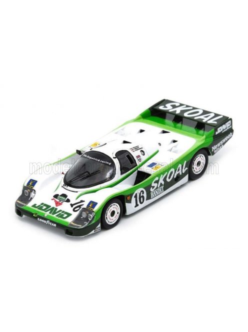 Spark - PORSCHE 956 2.6L TWIN TURBO TEAM JOHN FITZPATRICK SKOAL RACING N 16 24h LE MANS 1983 GUY EDWARDS - JOHN FITZPATRICK - RUPERT KEEGAN GREEN WHITE