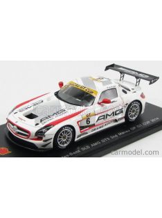   Spark-Model - Mercedes Benz Sls Amg Gt3 N 6 2Nd Gt Cup Macau Gp 2014 R.Van Der Zande White