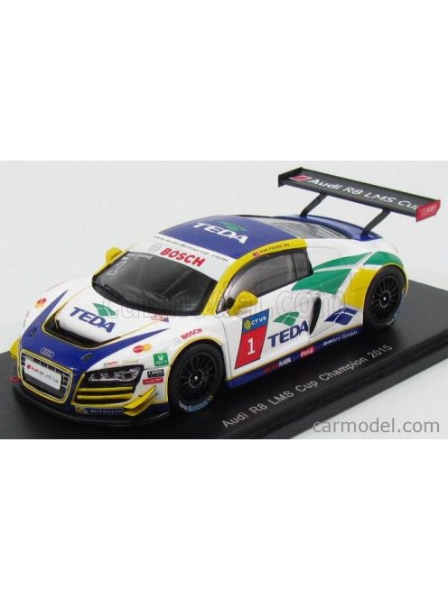 Spark-Model - Audi R8 Lms N 1 Asia Cup Champion 2015 Alex Yoong White Blue Red