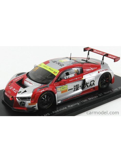 Spark-Model - Audi R8 Lms N 11 Macau Gt World Cup 2016 C.Congfu Red White