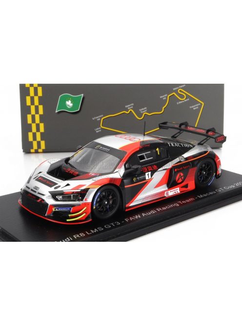 Spark - AUDI R8 LMS GT3 TEAM FAW AUDI RACING TEAM N 1 GT CUP MACAU 2022 CHENG CONG FU WHITE ORANGE BLACK