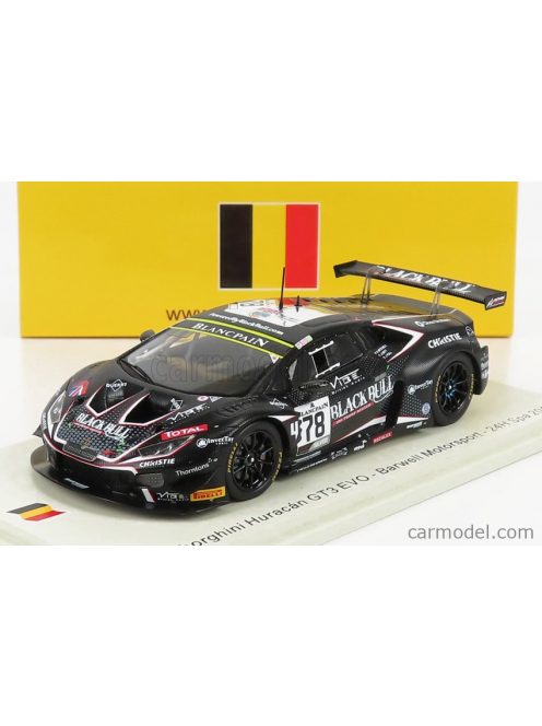 Spark-Model - Lamborghini Huracan Gt3 Evo Team Barwell Motorsport N 78 24H Spa 2019 J.Pull - J.Witt - S.Mitchell Black