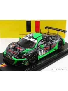   Spark-Model - Audi R8 Lms Gt3 Team Audi Sport Attempto Racing N 66 2Nd 24H Spa 2020 M.Drudi - P.Niederhauser Green Black