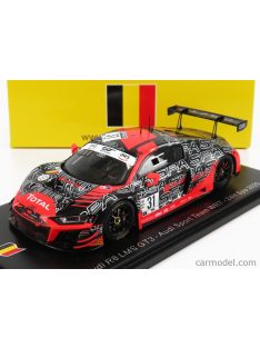   Spark-Model - Audi R8 Lms Gt3 Team Wrt 24H Spa 2020 D.Vanthoor - C.Mies - K.Van Der Linde Red Grey